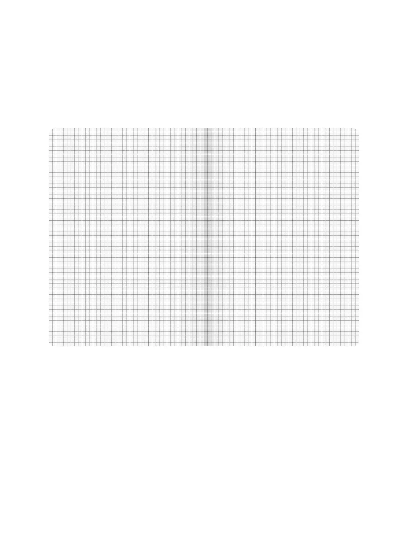 BRUNNEN VERLAG | Heft A4 Kariert 5mm 20 Blatt | 